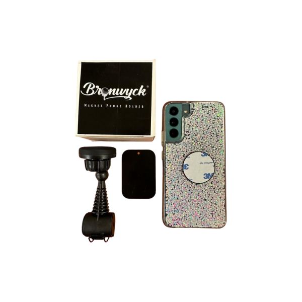 Bronwyck: Golf Magnetic Phone Holder - for Golfers with Phones - Slim Smartphone Mount - Store and Access Device While You Golf - Ultra Strength Magnet Cell Phone Caddy - Image 5
